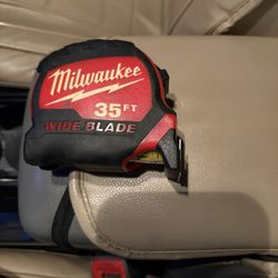 35 ft. Wide Blade Tape Measure With 18 ft. Reach