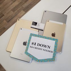 Apple IPad Pro 9.7 Inch Tablet - 90 DAY WARRANTY - $1 DOWN - NO CREDIT NEEDED 