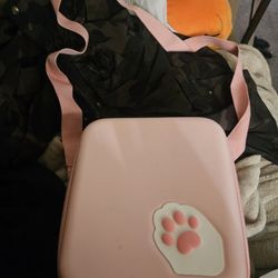 Pink Cat Paw Nintendo Switch Carry Case