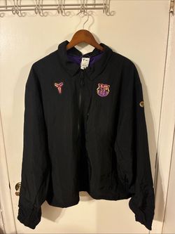 Nike Kobe Bryant Mamba Men's FCB Jacket Black Purple Size L I03428-011 NWT