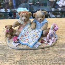 Cherished Teddies 50% Off Bear Figurine Mia And Paulette Gift