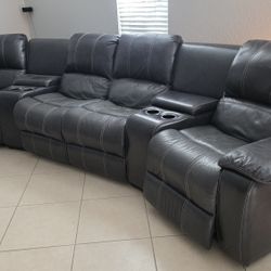 5 piece electric Recliner sofa