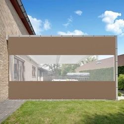 New Outdoor Clear Panel Curtain for Gazebos and Pergolas, Waterproof