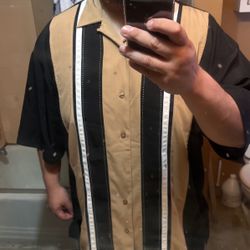 Beautiful Italian Bowling Shirt 3x-4x
