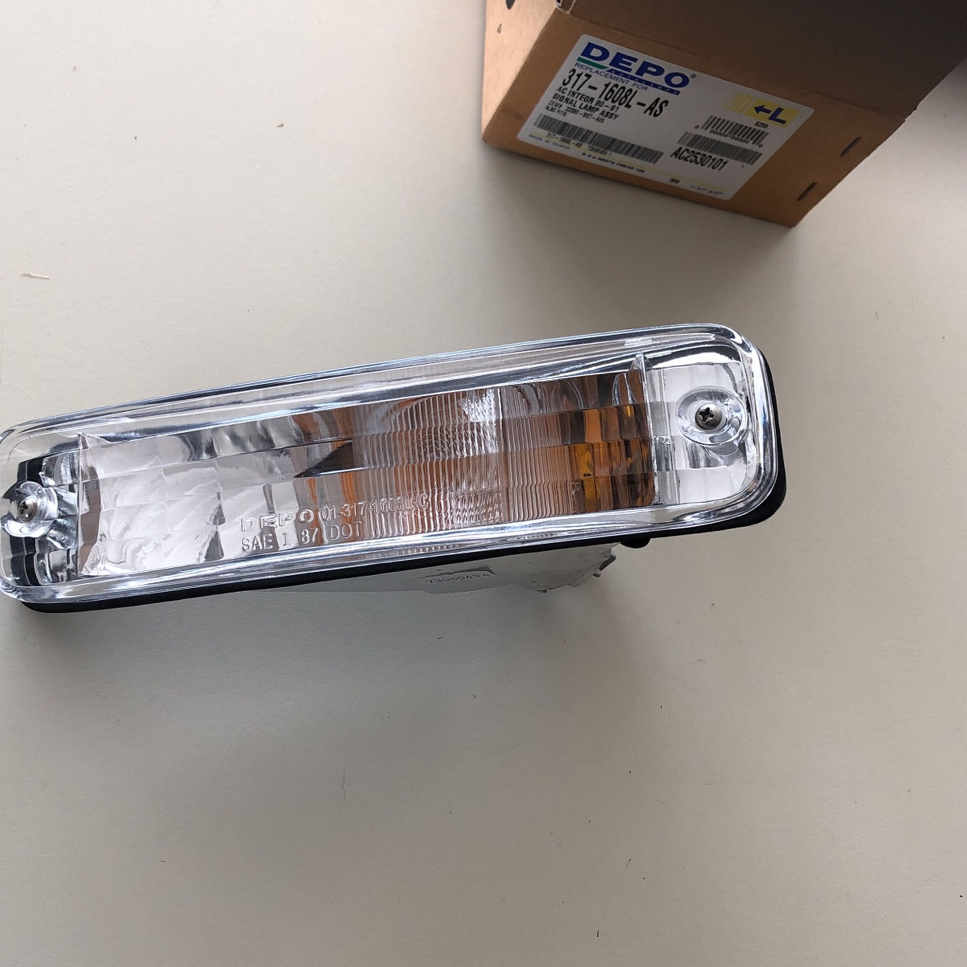 Acura Integra 1986 To 2001 Signal Lamp Driver Side Assembly #7