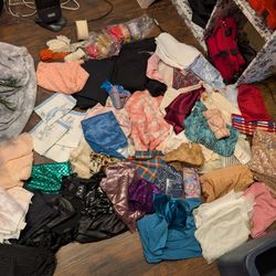 Sewing & Craft Supply Bundle (Fabric, Thread & Embellishments)