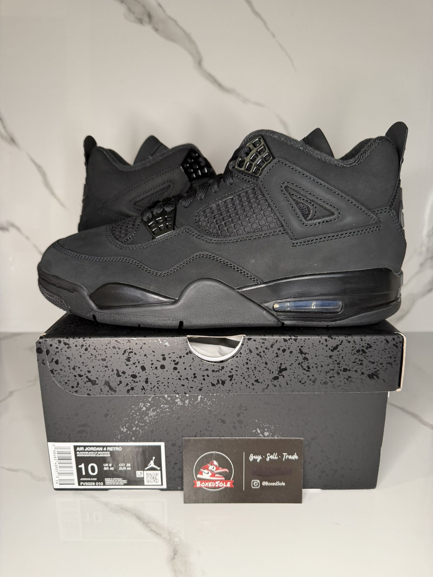 Brand New Jordan 4 Black Cat Size 10M