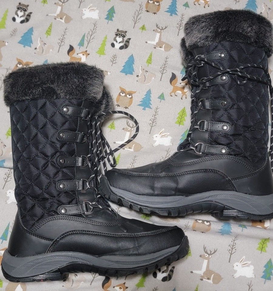 Womens Winter Snow Boots Size 9