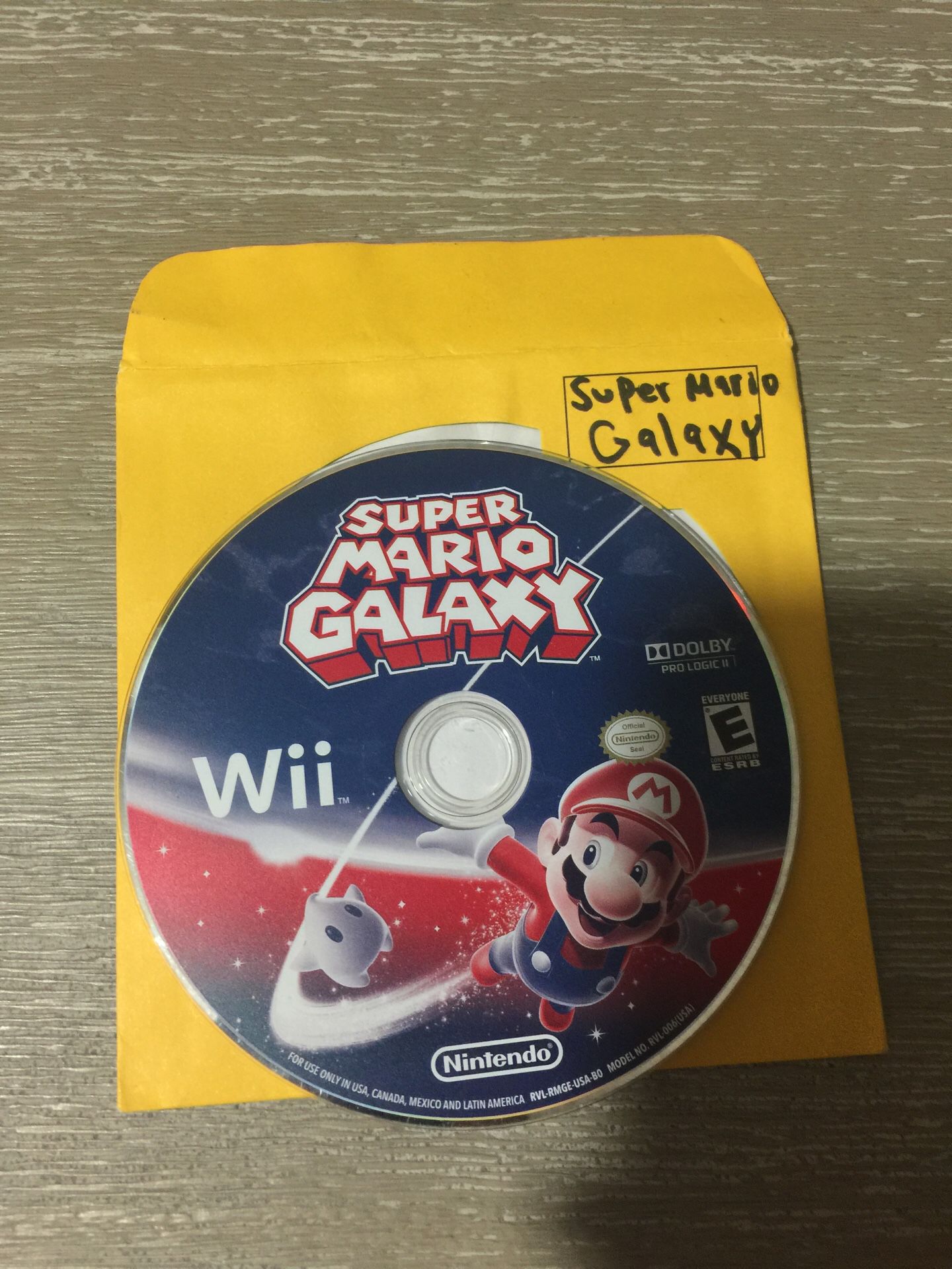 Wii super Mario galaxy