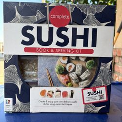 HINKLER®️ Complete SUSHI Book/DVD and Serving Kit