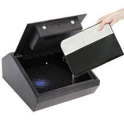 New Top Open Keypad Safe, Cabinet Safes 0.4 Cubic Feet Black