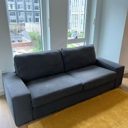 Gray Loveseat Sofa (IKEA - KIVIK)