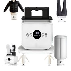 Ironing Machine Inflatable Hot Air Dryer & Iron Pro, 4 in 1 Garment Care, Portable Clothes Steamer