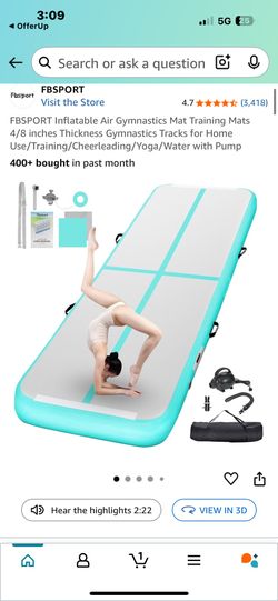 Gymnastic Blow Up Mat 
