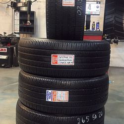 265/50/20 Bridgestone 4 Tires - Installed And Balanced 