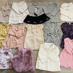Toddler Girl Clothings (3yrs) Zara, Gap, Janie And Jack All For ($35)