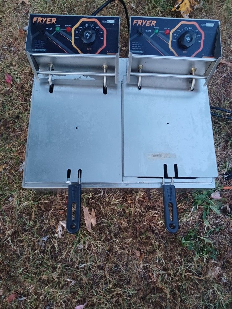 Double Sided Deep Fryer