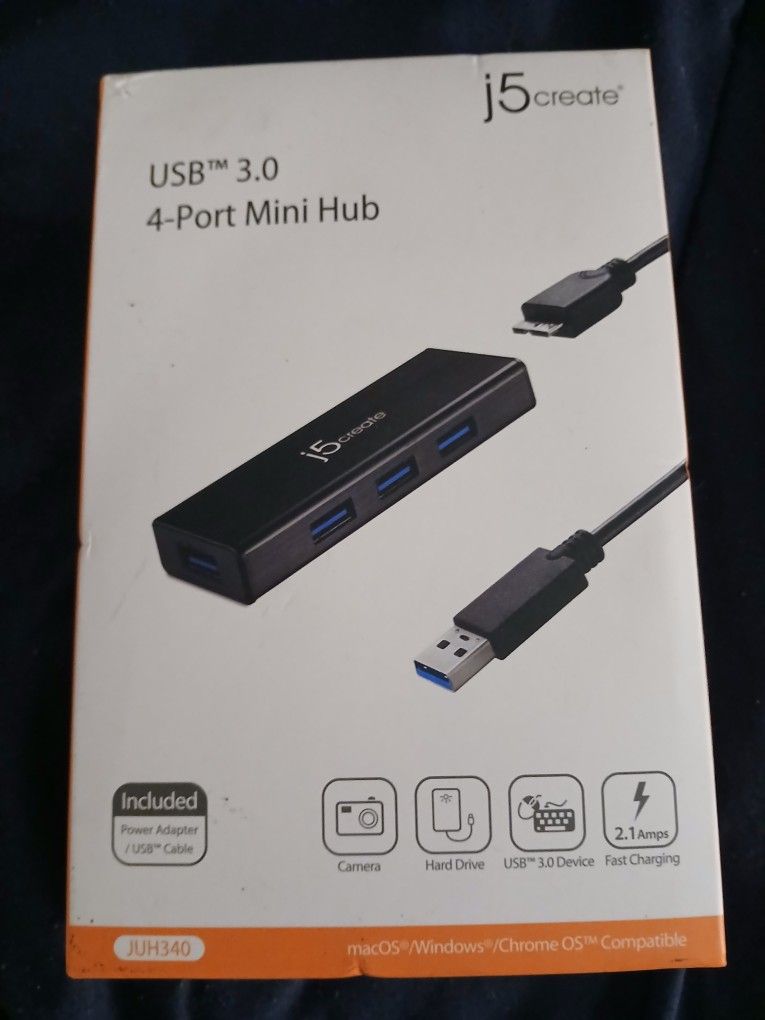 J5 Create USB 3.0 4 Point Mini Hub