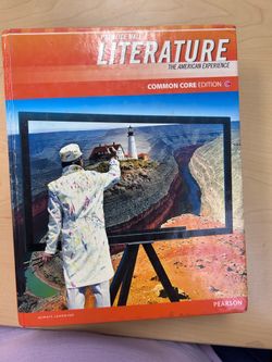 Literature textbook, “The American Experience,” Prentice Hall
