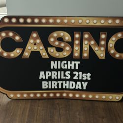 casino sign