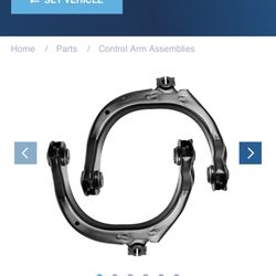 Pair Front Upper Control Arm
