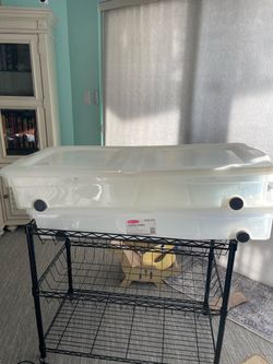 Rubbermaid Fashion Clears Under-Bed Storage Container