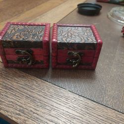 Wood Trinket Boxes