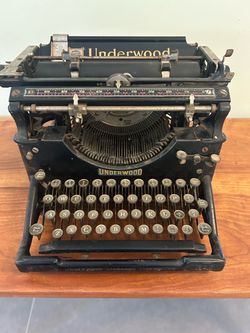 Two antique typewriters