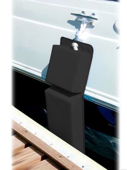 Black Boat Dock Fender Bumper