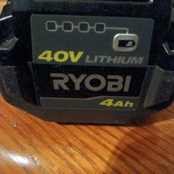 Ryobi 40volt Battery 