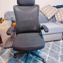 Ergonomic Office Chair 400 LBS, High Back Desk Chair with Adjustable Lumbar Support, Mesh Computer Chair with Thicker Seat Cushion and Tilt Function f