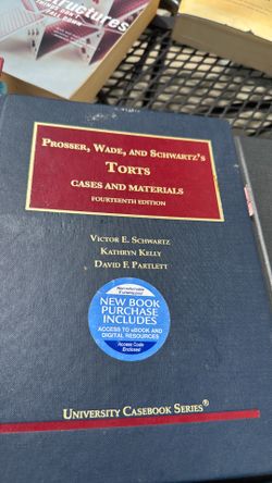 Torts Cases and Materials