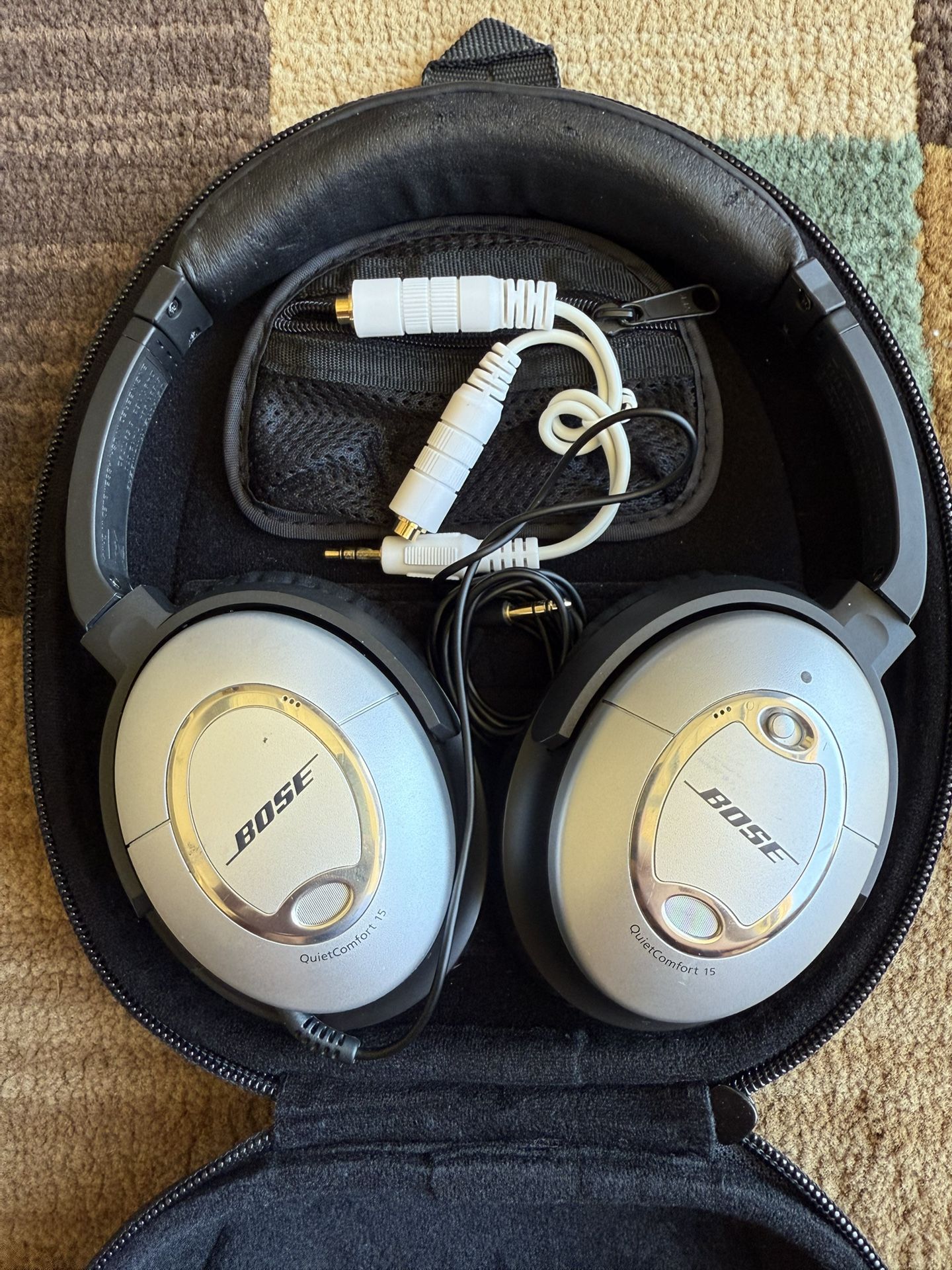 Bose QuietComfort 15 QC15 Acoustic Noise Canceling Wired Headphones - Tested