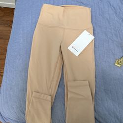 Lululemon Beige Leggings Size 4