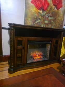 Electric Fireplace TV Stand Console
