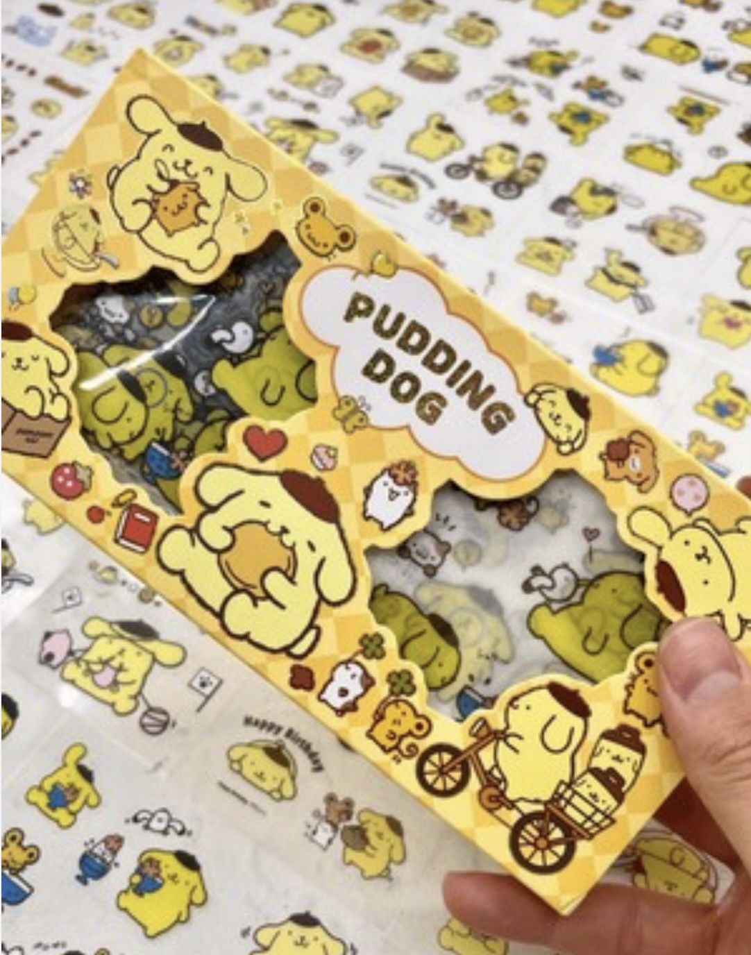 Sanrio PomPompurin Sticker Gift Box Set Kaiwaii
