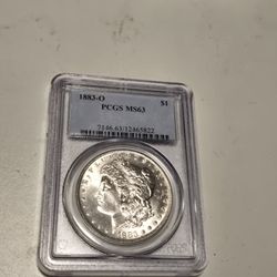 1883 O Morgan Silver Dollar