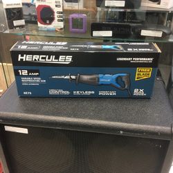Hercules 12-amp Variable Speed Reciprocating Saw Saw-zaw New 