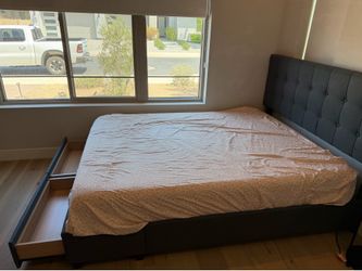 Queen Bed Frame and Headboard