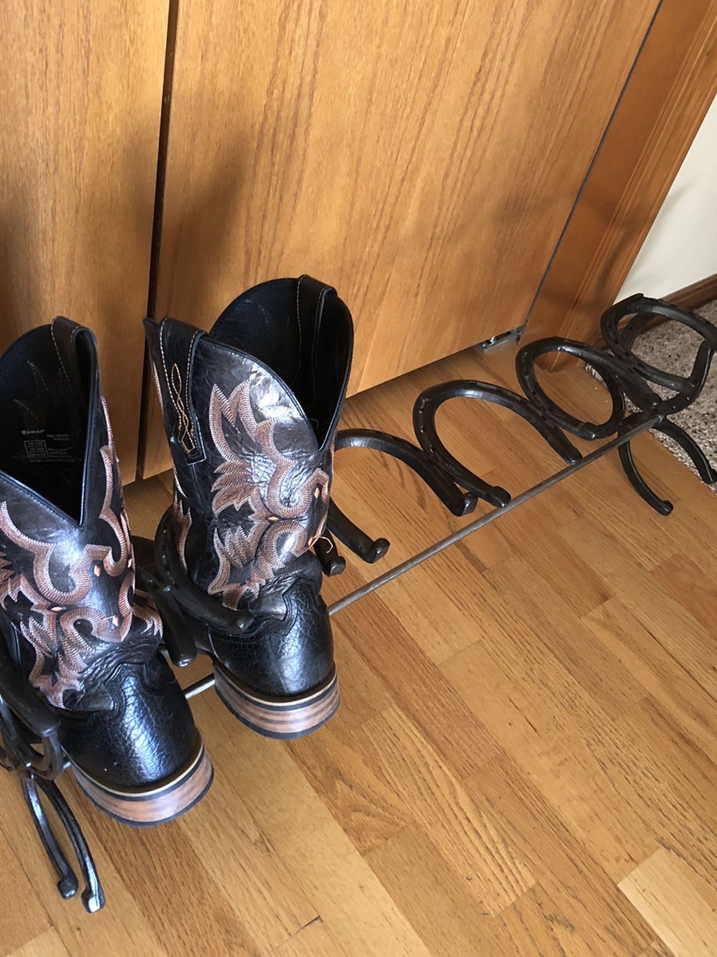 Horseshoe Boot Rack Have 2 Available