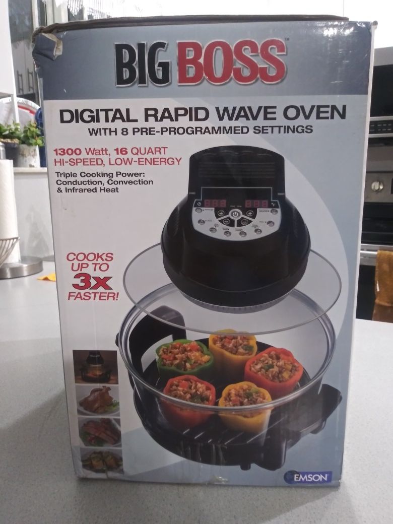 Big Boss digital rapid wave oven
