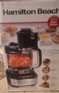 Hamilton Beach Stack & Snap Food Processor