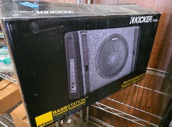 Kicker PT250 BassStation 10" Powered 100-Watt RMS Loaded Enclosure