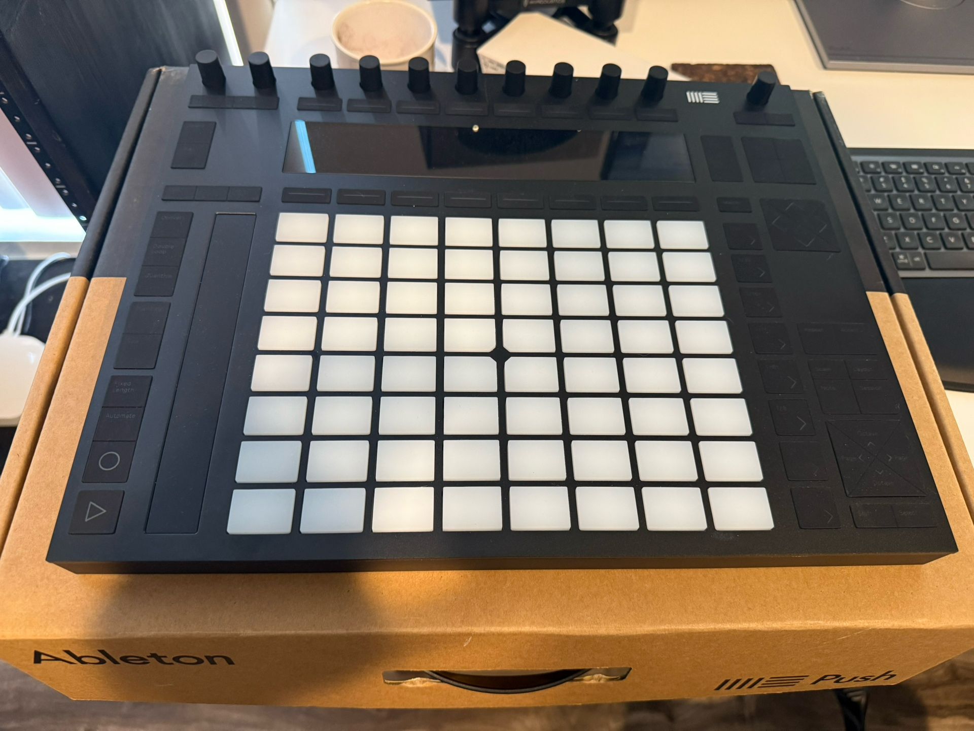 Ableton Push 2 Like New w/ Box, Decksaver