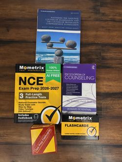 NCE CPCE Counselor Exam Prep Study Materials Rosenthal Purple Book