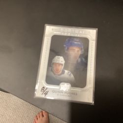 Quinn Hughes card out of 4