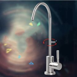 Water Filter Faucet Single Cooling Stainless Steel Kitchen Faucet Sink Filter Water Faucet