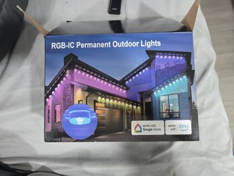 Permanent Outdoor Lights for House 200ftX3= 600ft
