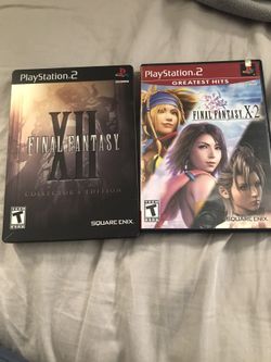 Ps2 games- Final Fantasy XII & X-2