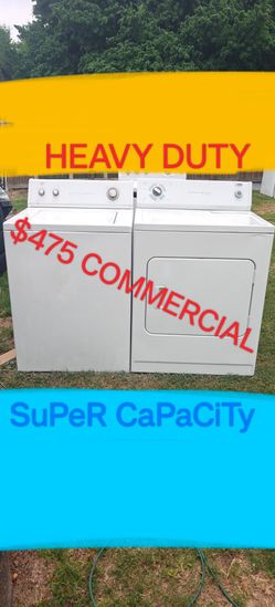 Washer Dryer $475 COMMERCIAL / Boiler stackable water heater stove